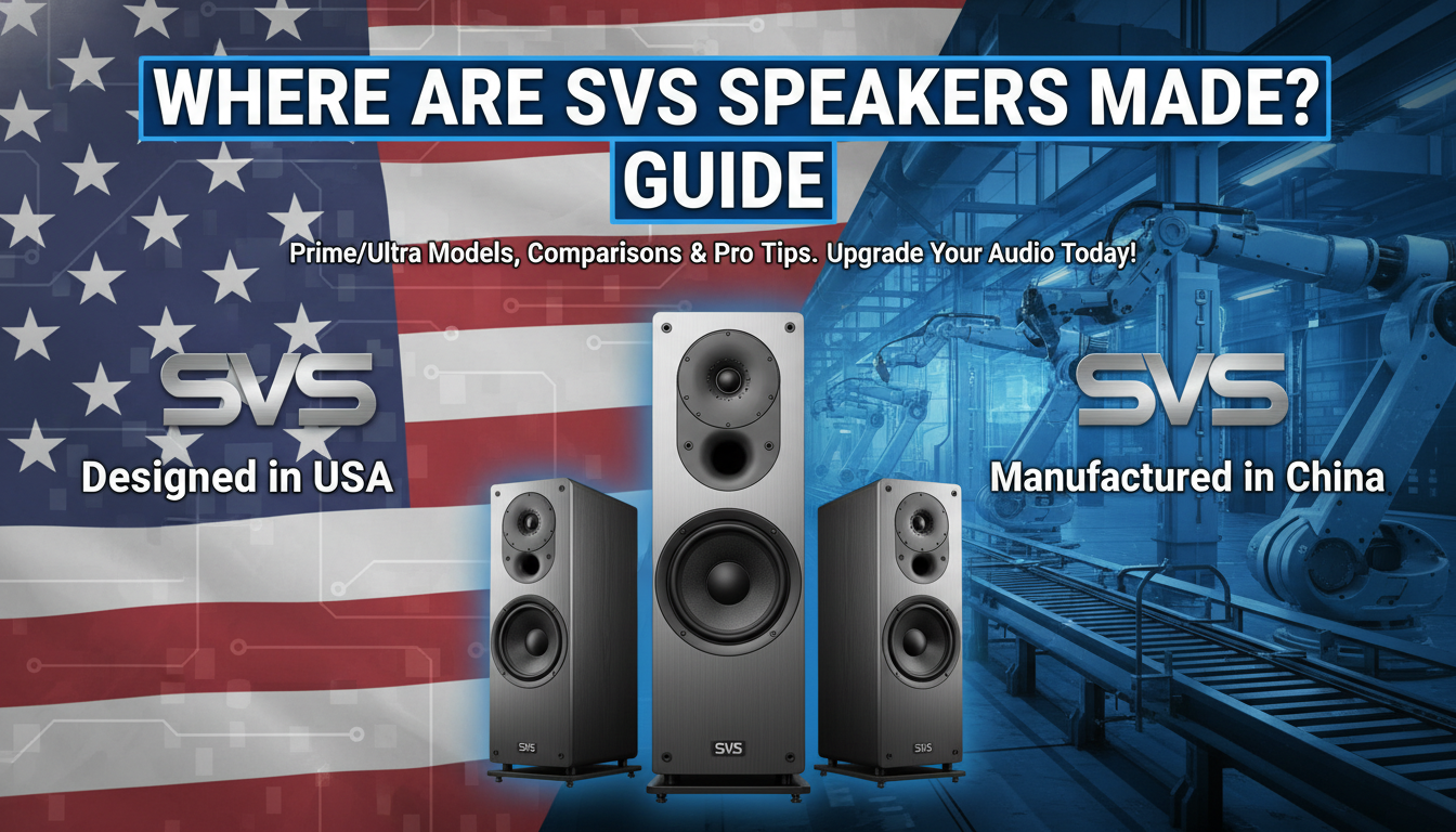 Where Are SVS Speakers Made? Guide