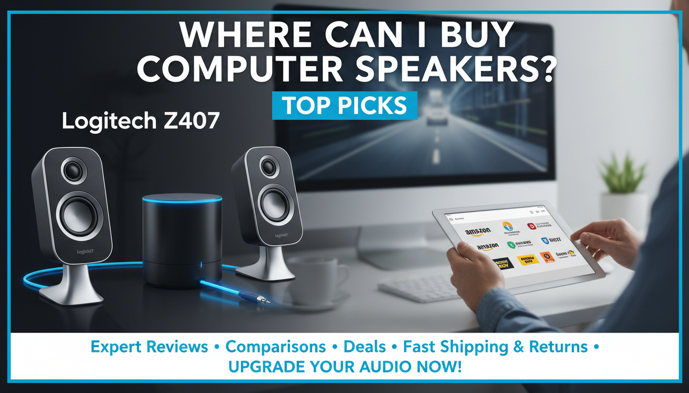 Where Can I Buy Computer Speakers? Top Picks
