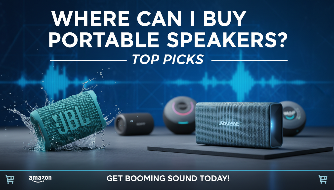 Where Can I Buy Portable Speakers? Top Picks