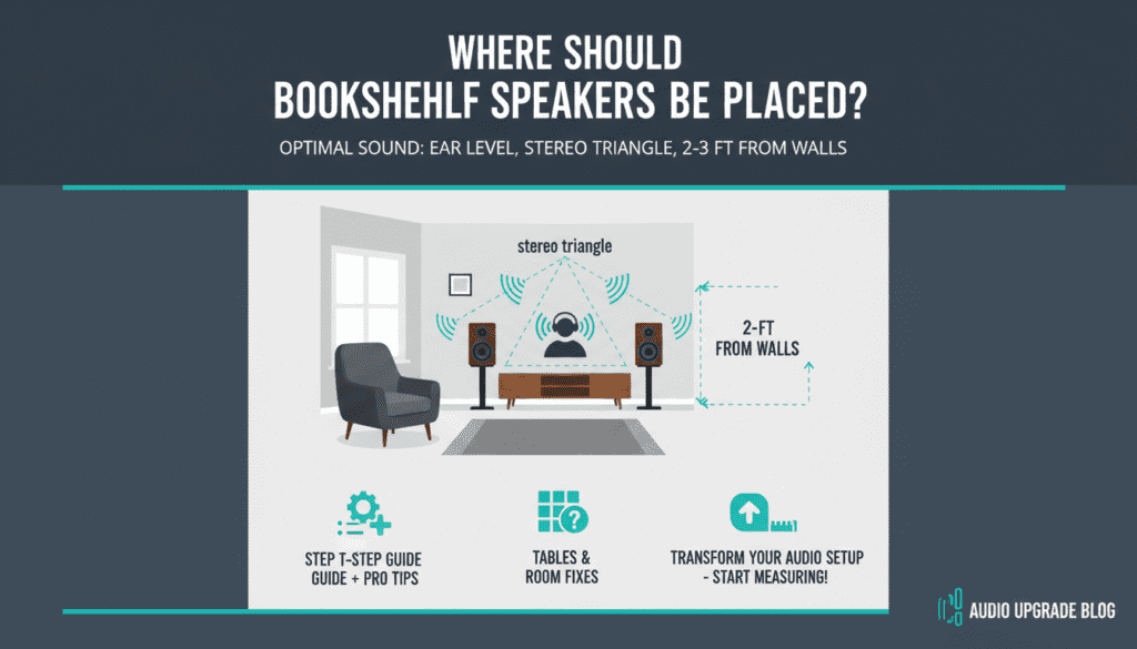 Where Should Bookshelf Speakers Be Placed?
