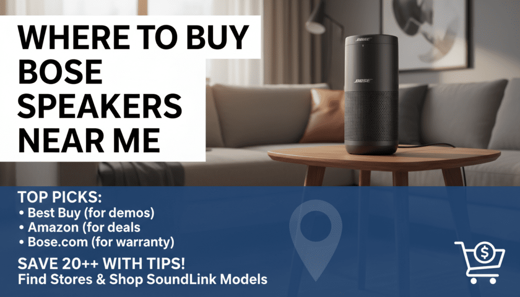 Where to Buy Bose Speakers Near Me