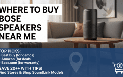 Where to Buy Bose Speakers Near Me