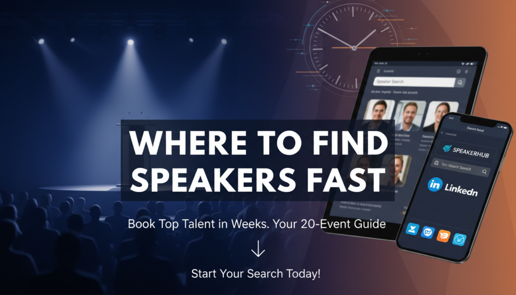 Where to Find Speakers Fast