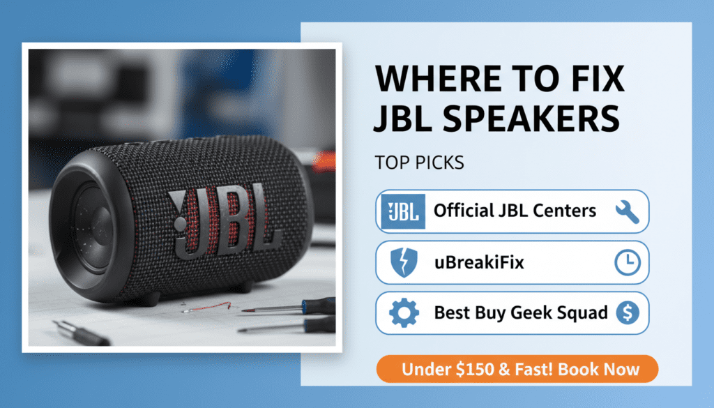 Where to Fix JBL Speakers: Top Picks