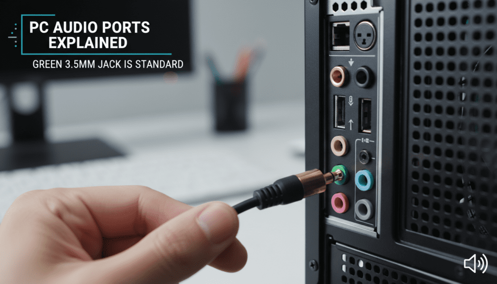Which Audio Port for Speakers PC?