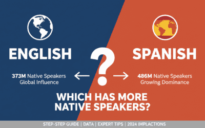 Which Has More Native Speakers: English or Spanish?