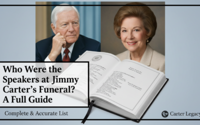 Who Were the Speakers at Jimmy Carter’s Funeral? A Full Guide