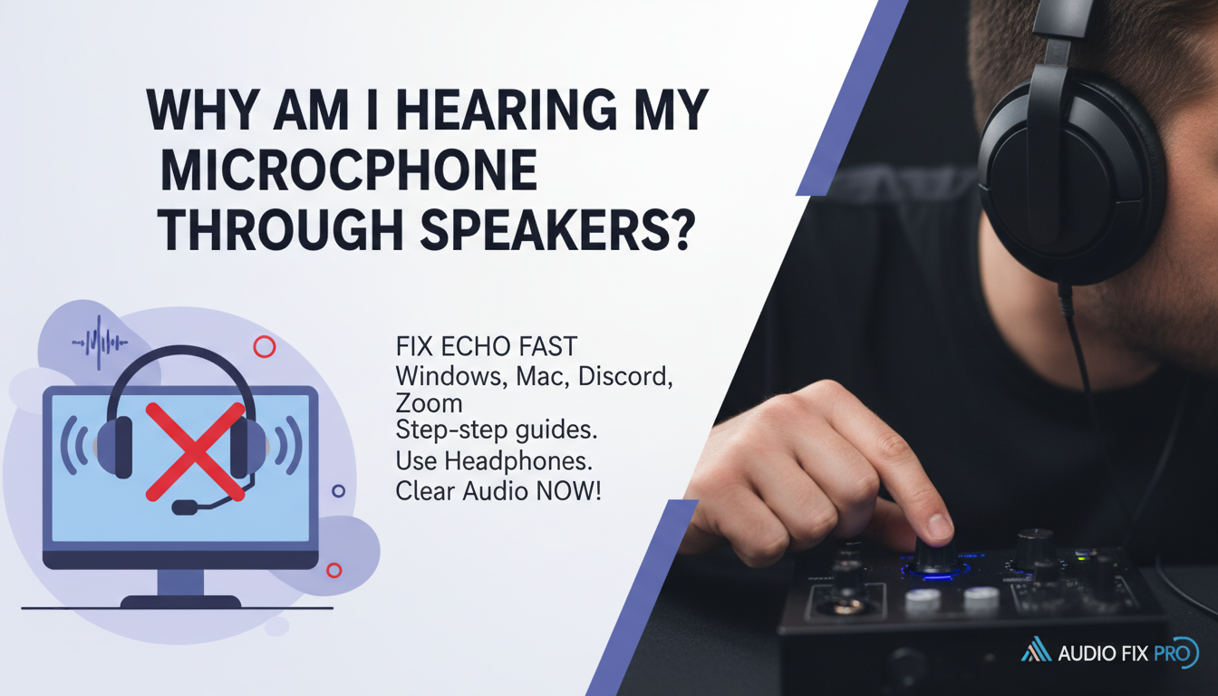 Why Am I Hearing My Microphone Through Speakers?