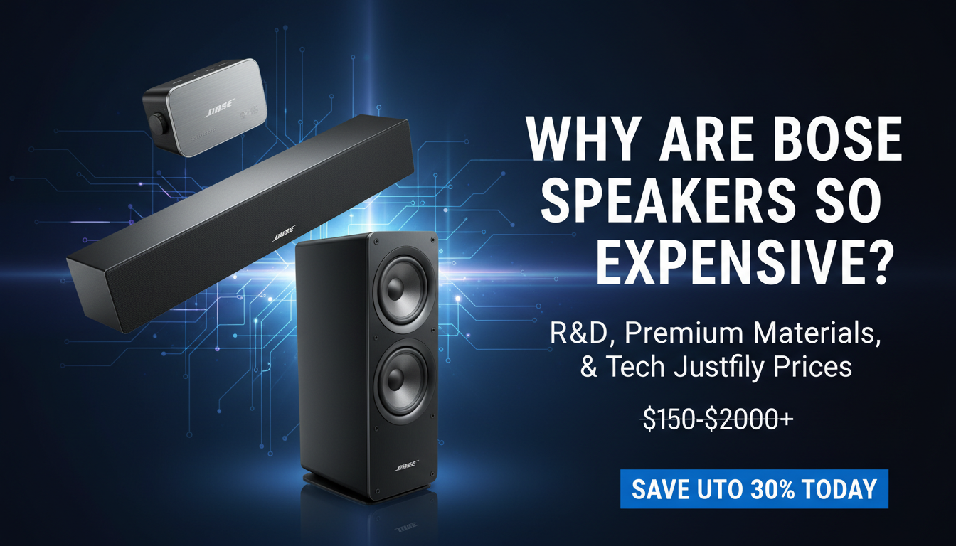 Why Are Bose Speakers So Expensive?