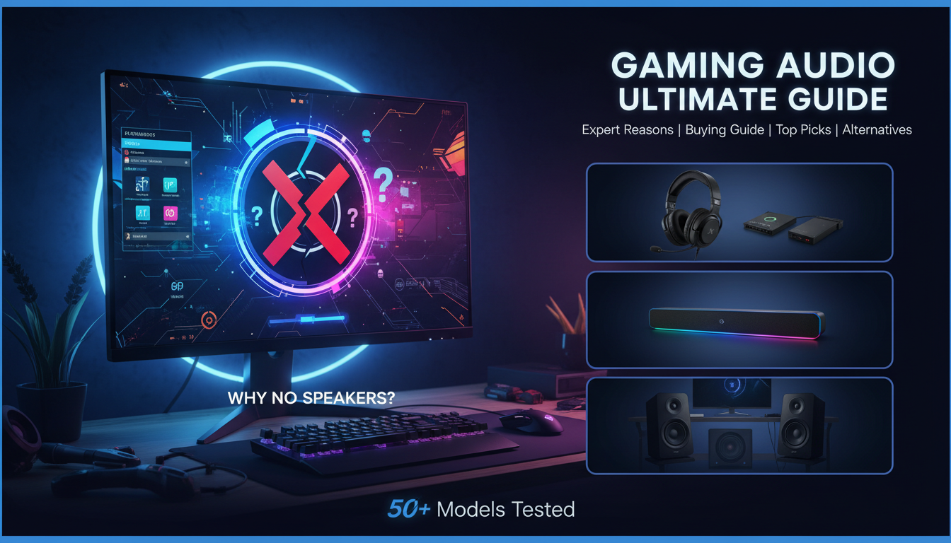 Why Do Gaming Monitors Have No Speakers?