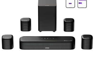 Aura A60 7.1 Dolby Atmos Soundbar with Subwoofer System