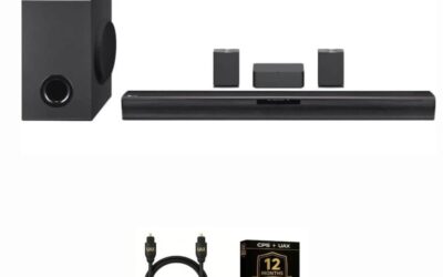 LG SQC4R 4.1 Channel Sound Bar with Wireless Subwoofer