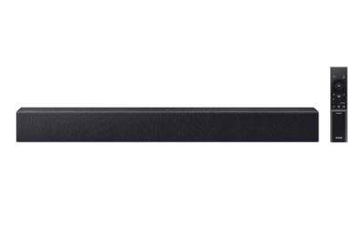 Samsung B-Series Soundbar HW B400F 2.0 ch Soundbar with Built in Subwoofer (2025 Model) One Remote Control, Surround Sound Expansion, Voice Enhance Mode