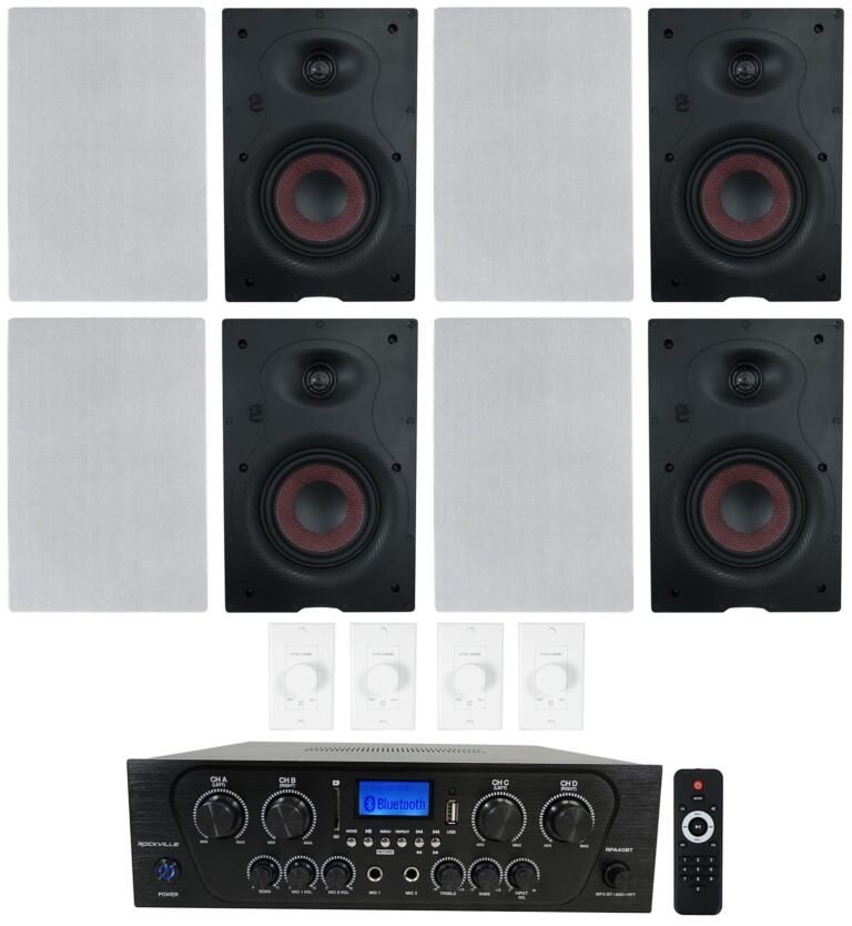 Rockville RPA40BT Review: Best 4-Room Bluetooth Audio Kit
