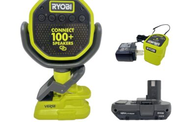 RYOBI 18V PCL615 Verse Clamp Bluetooth Speaker Review