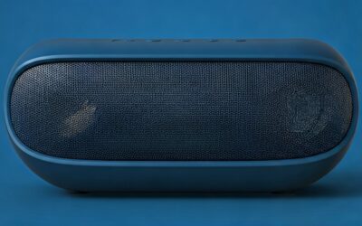 AirPulse Compact Bluetooth Speaker w/ AUX (Blue)