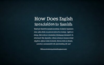 How Does English Sound to Spanish Speakers?
