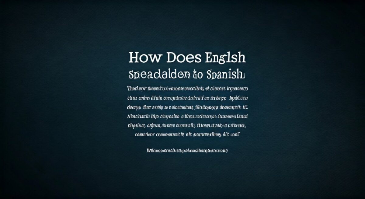 How Does English Sound to Spanish Speakers?