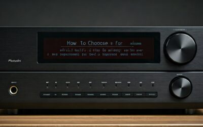 How to Choose Receiver for Speakers