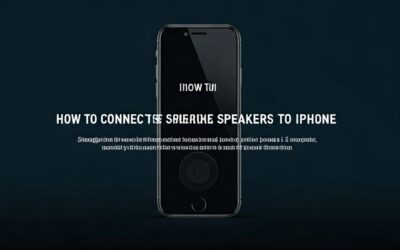 How to Connect Speakers to iPhone