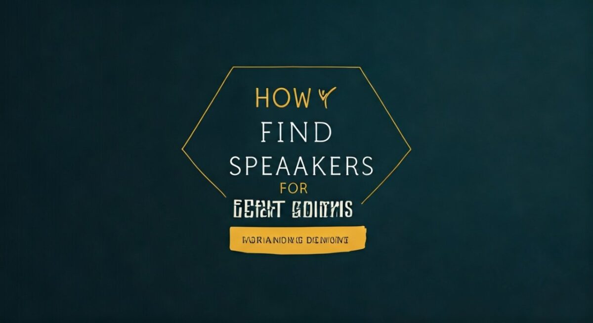 How to Find Speakers for an Event Guide