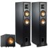 Klipsch Reference R-610F Floorstanding Speaker, Black, Pair