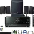 Klipsch Reference 5.2 Home Theater System w/ 7.2 Receiver, w/ 2X R-26FA Floorstanding Speaker, R-25C Center Speaker, R-41M Speaker, 2X R-12SW Subwoofer & Yamaha RX-V6A 7.2-Channel AV Receiver